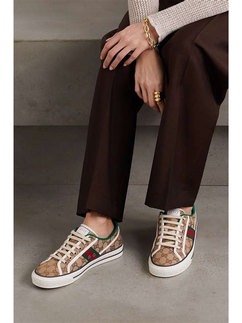 Shop Gucci Gucci Tennis 1977 Sneakers 